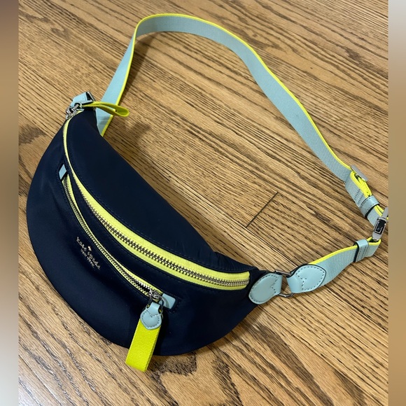 Kate Spade Midnight Blue and Lemon Belt Bag - Picture 5 of 7